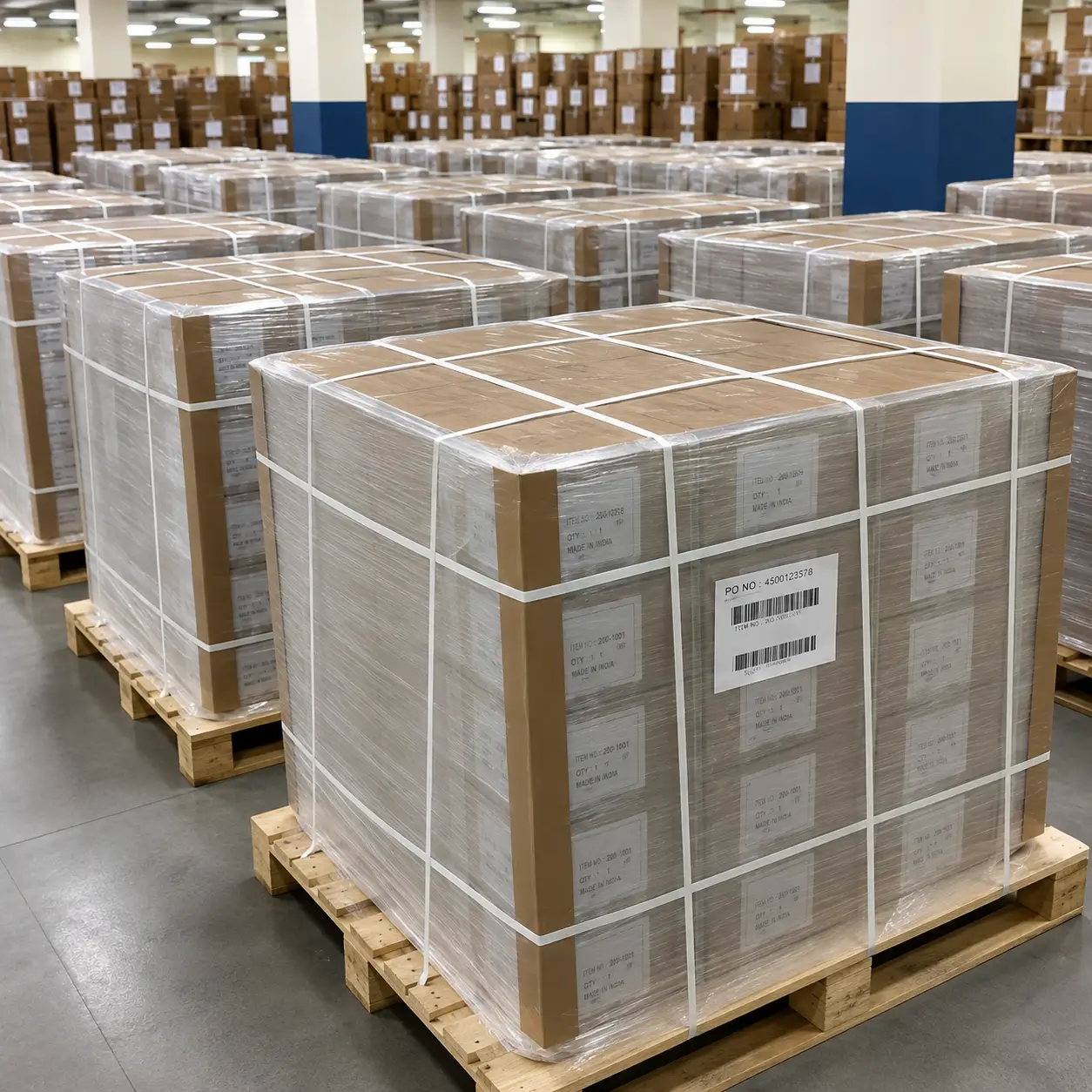Wooden Palletizing Service